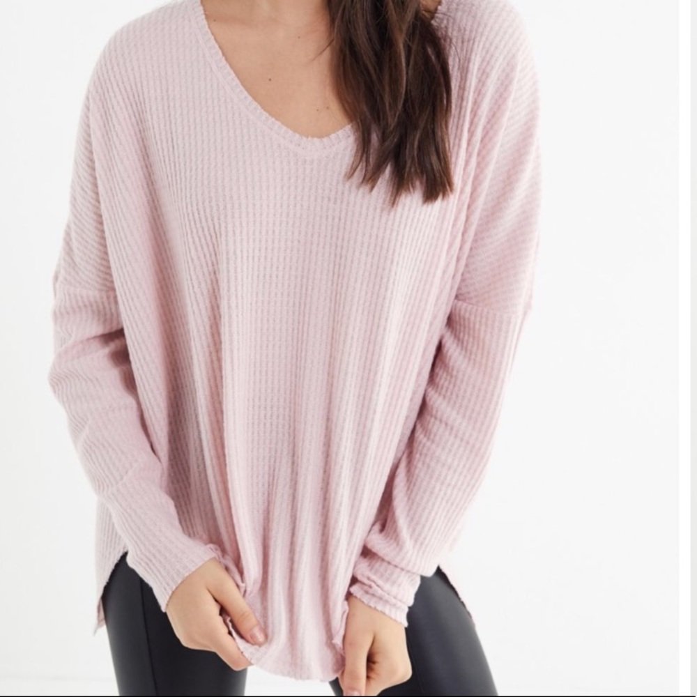 URBAN OUTFITTERS out from under v neck thermal